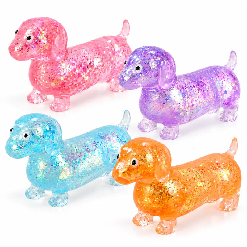 Glitter Dachshund Squishy